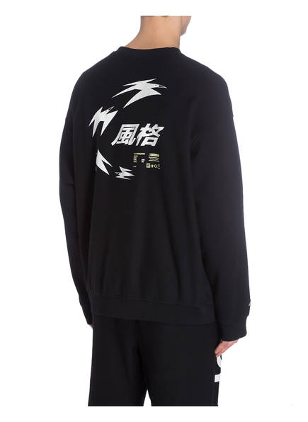 Heron Schwarz Heron sweatshirt Preston Oversized Preston YZBqwPw