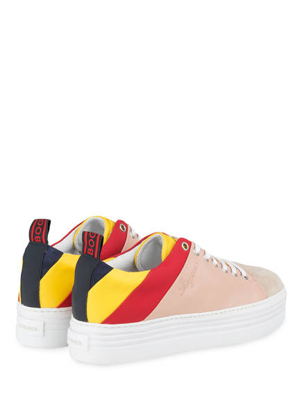 Plateau Rot 3 Gelb Bogner Orlando sneaker Rosé 8pdnwqT4
