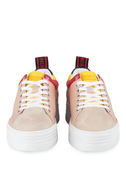 Plateau Rot 3 Gelb Bogner Orlando sneaker Rosé 8pdnwqT4