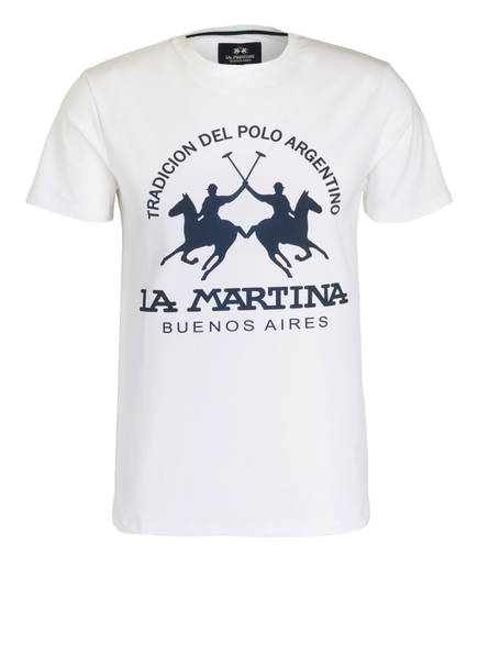 Weiss La Martina Martina La shirt T T shirt xvT066