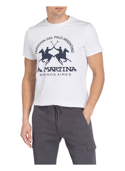 Weiss La Martina Martina La shirt T T shirt xvT066