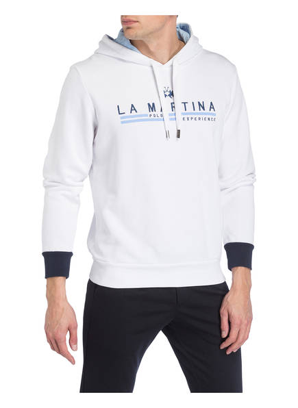 Martina Hoodie La Martina La Martina Weiss Hoodie Weiss La Hoodie wxfnvAx4qH
