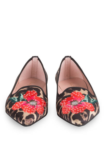Schwarz Beige Ella Ballerinas Slipper Pretty Hellbraun qwSvRt