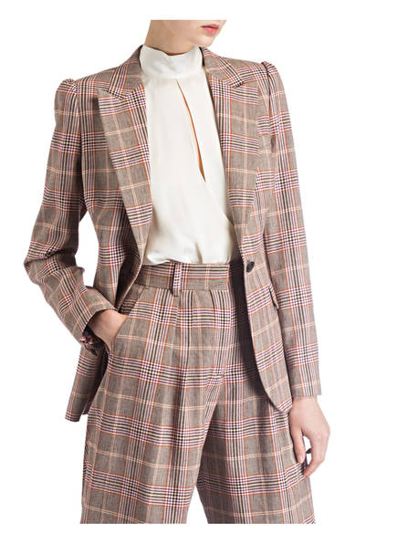 Tommy Blazer Lila Leinenanteil Braun Mit Hilfiger Orange 81xq8OrwZ