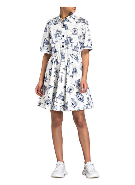 Dunkelblau Ecru Blusenkleid Rapomi Maje Blusenkleid Maje Blusenkleid Maje Dunkelblau Ecru Rapomi Rapomi twIxpqPnU