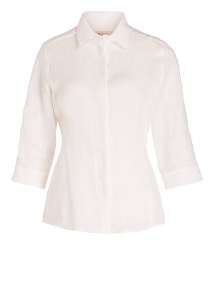 Maxmara 4 Weekend Leinenbluse Mit Weiss arm 3 TIdZxqrdw