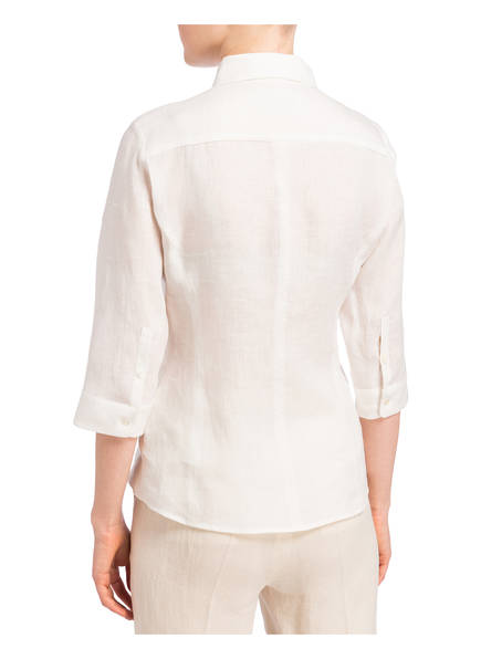 Maxmara 4 Weekend Leinenbluse Mit Weiss arm 3 TIdZxqrdw