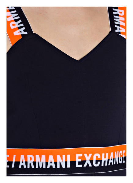 Armani Exchange Jerseykleid Armani Dunkelblau Exchange qYYXzxw
