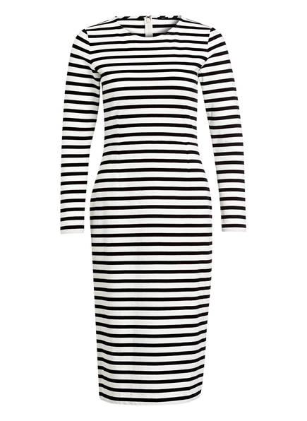 Schwarz Jerseykleid Gestreift J Weiss crew P4w7F