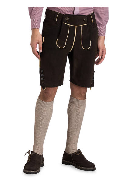 lederhose Gössl Trachten Dunkelbraun Trachten Gössl P4x16wqt