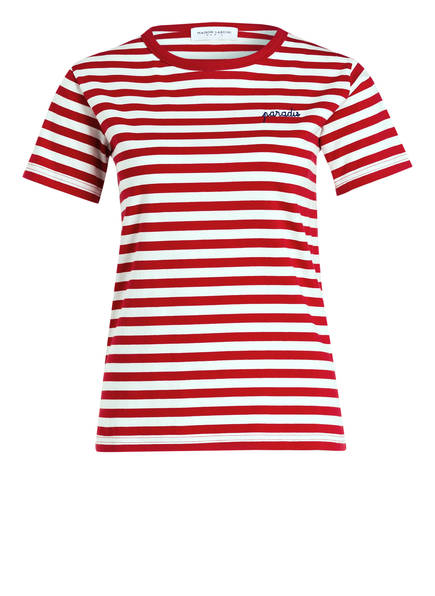 shirt Labiche Rot Maison T Gestreift Weiss qEOd7w
