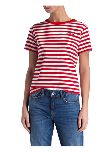 shirt Labiche Rot Maison T Gestreift Weiss qEOd7w