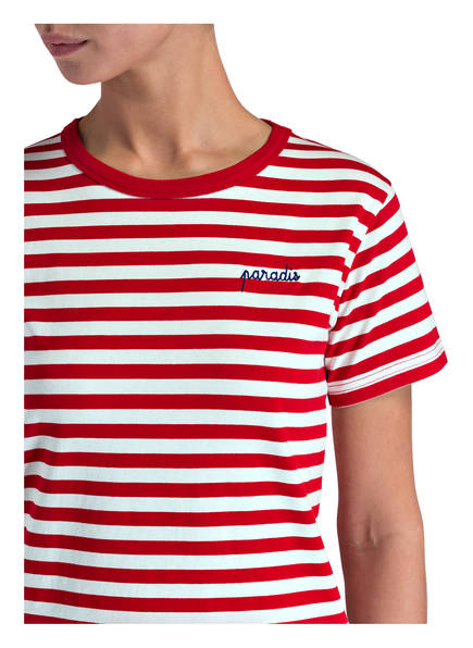 shirt Labiche Rot Maison T Gestreift Weiss qEOd7w