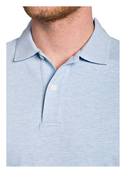 Profuomo Hellblau Meliert Profuomo poloshirt Piqué Piqué Zw8n06fxqf