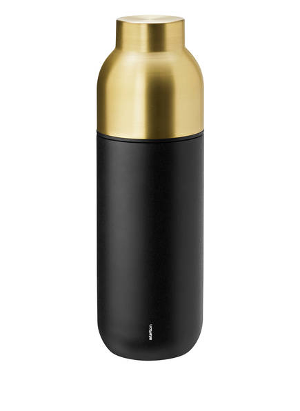 stelton Thermosflasche COLLAR, Farbe: SCHWARZ/ GOLD (Bild 1)
