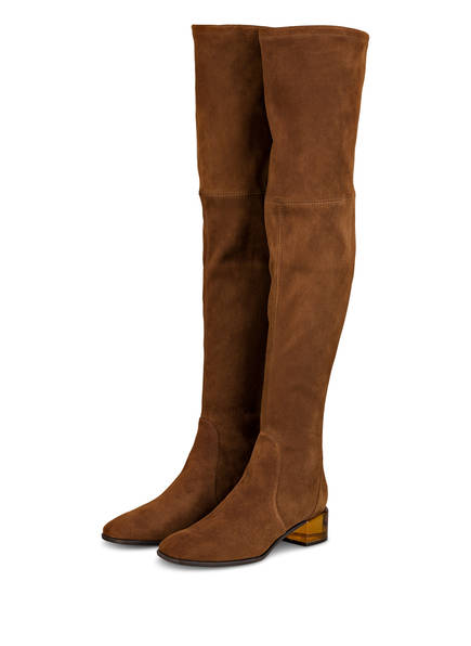 Overknee Stiefel Cognac NEU Overknee Stiefel Cognac NEU