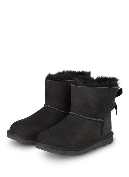 ugg boots mini bailey bow schwarz