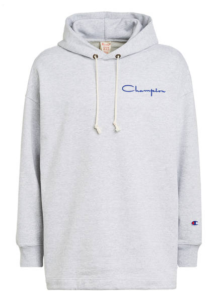 champion hoodie grau