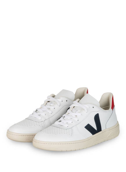 VEJA Sneaker V-10, Farbe: WEISS (Bild 1)