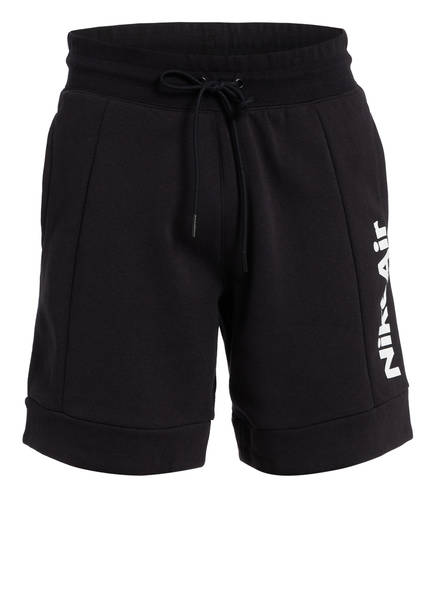 white nike sweat shorts
