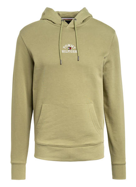 khaki tommy hilfiger hoodie