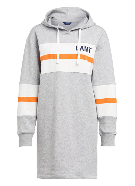 orange gant hoodie