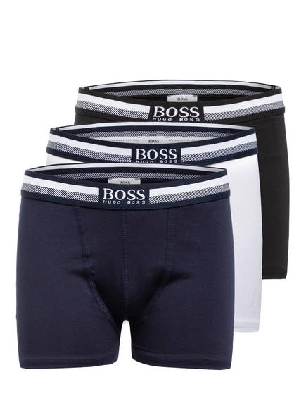 BOSS 3er-Pack Boxershorts, Farbe: DUNKELBLAU/ WEISS/ SCHWARZ (Bild 1)