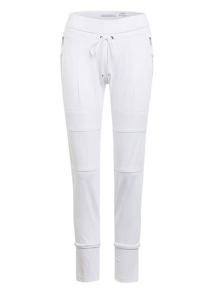 RAFFAELLO ROSSI Pants CANDY in jogger style, Color: WHITE (Image 1)