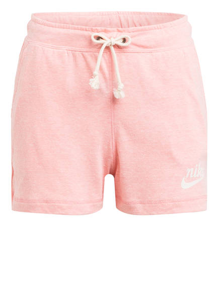 nike sweatshorts pink