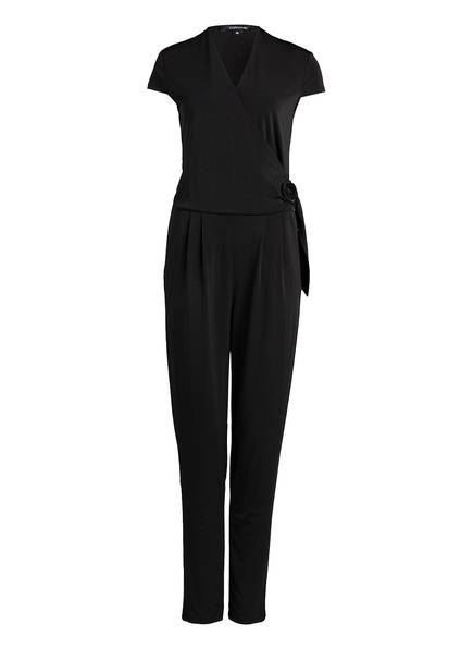 comma jumpsuit schwarz