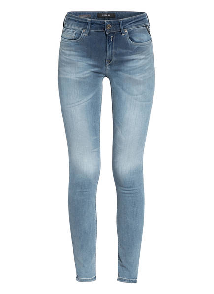 REPLAY Skinny Jeans RE-USED, Farbe: 009 MEDIUM BLUE (Bild 1)