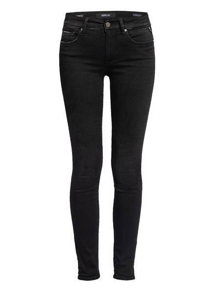 REPLAY Skinny Jeans RE-USED, Farbe: 098 BLACK (Bild 1)