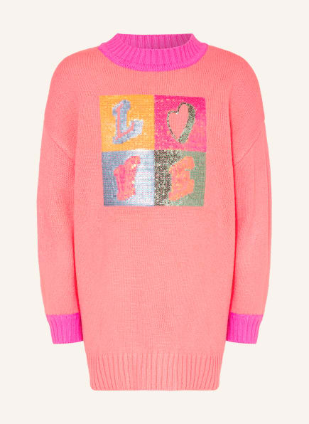 Billieblush Strickkleid mit Pailletten