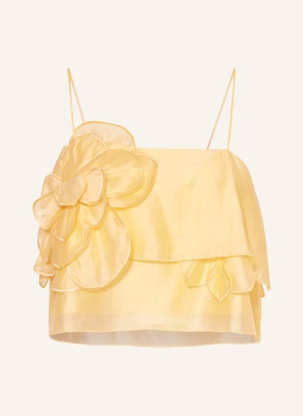 MRS & HUGS cropped blouse top