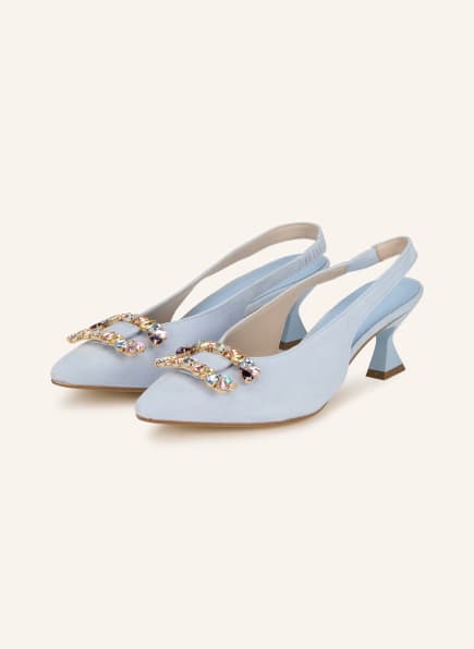 darling harbour Slingpumps mit Schmucksteinen