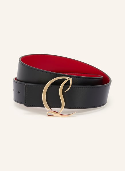 Christian Louboutin Kožený opasek CL LOGO
