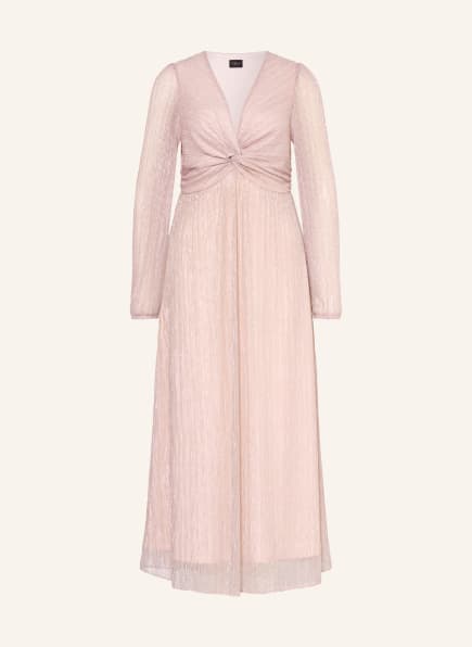 s.Oliver BLACK LABEL Plisseekleid mit Glitzergarn