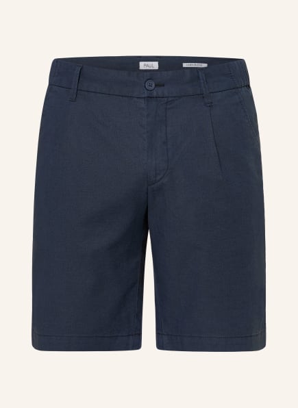 PAUL Chinoshorts Comfort Fit mit Leinen