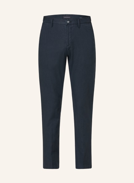 STROKESMAN'S Chino Regular Fit mit Leinen