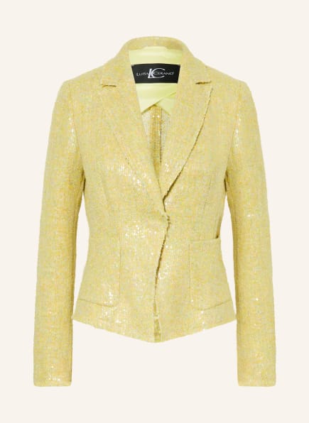 LUISA CERANO Tweed-Blazer mit Pailletten