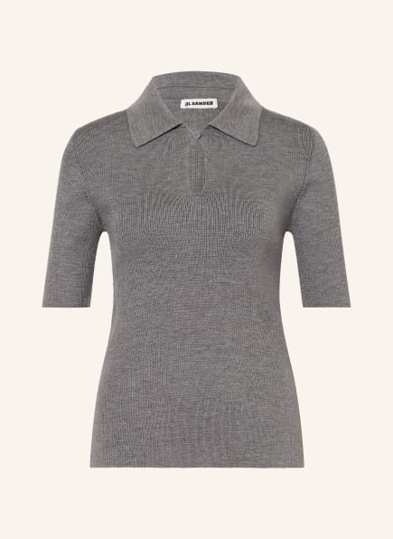 JIL SANDER knitted polo shirt