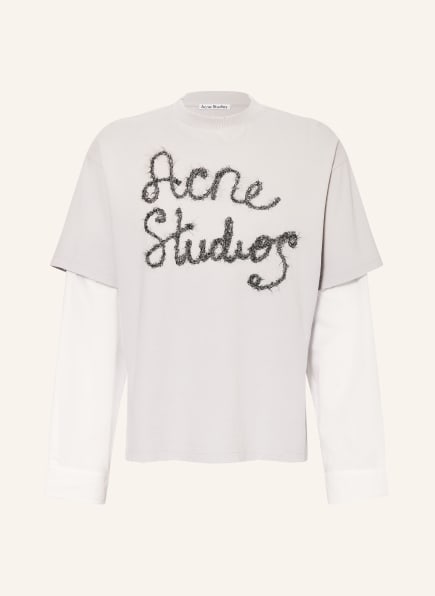 Acne Studios Long-sleeved shirt with glitter thread