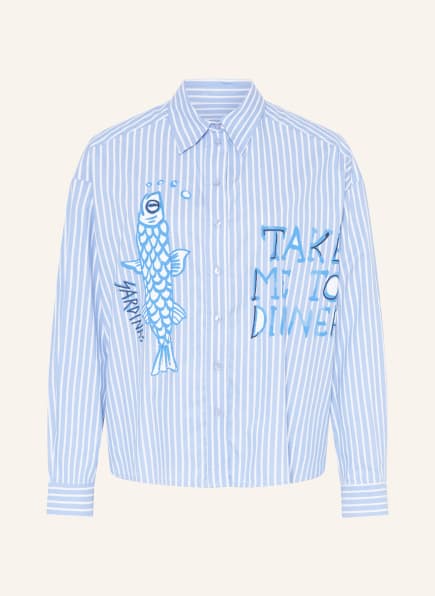 MILANO ITALY Oversized-Hemdbluse