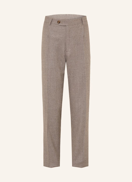 FIORONI Pantalon en flanelle, coupe extra slim