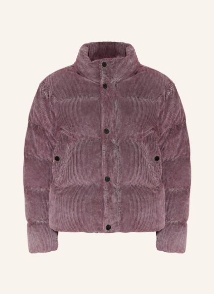 STONE ISLAND Doudoune en duvet en velours côtelé