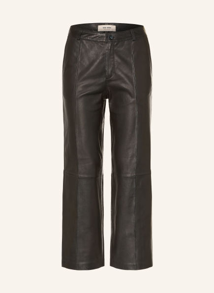 MOS MOSH MMCOMO 7/8-length trousers made from leather