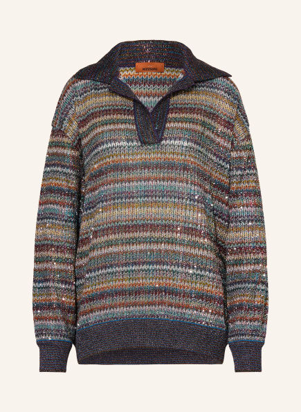 MISSONI Pull à paillettes et fil pailleté