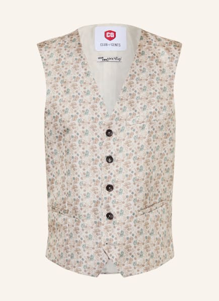 CG - CLUB of GENTS Anzugweste CG PLUM Slim Fit