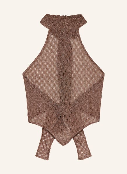 MISSONI Stickad topp med glittergarn