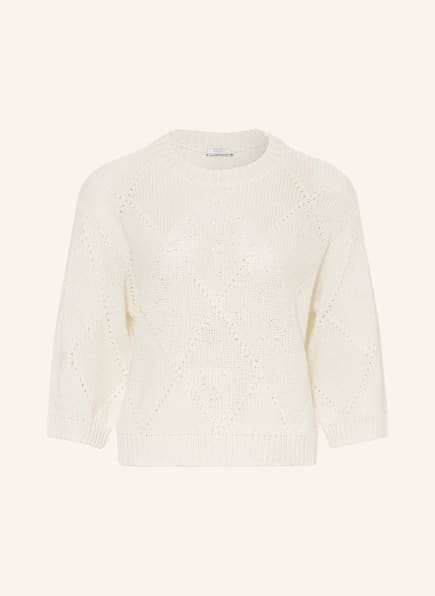 PESERICO Pullover mit 3/4-Arm und Pailletten